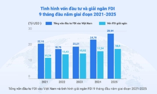 Bắc Ninh dẫn đầu top 10 địa phương thu hút FDI nhiều nhất 9 tháng đầu năm